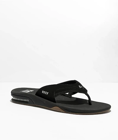 Reef Fanning Black & Silver Sandals