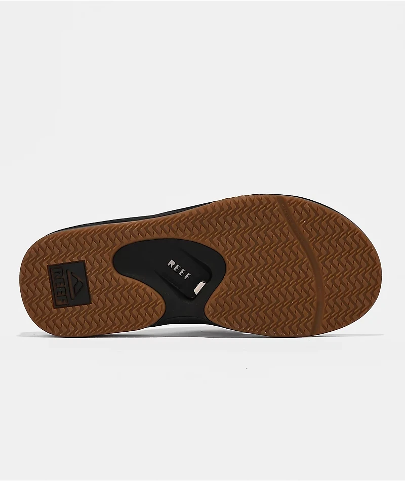 Reef Fanning Black Sandals