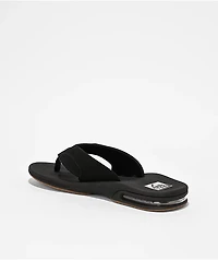 Reef Fanning Black Sandals