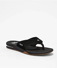 Reef Fanning Black Sandals