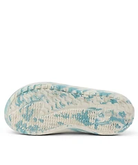 Reef Glider Off White & Blue Slide Sandals