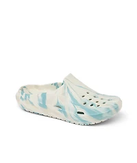 Reef Glider Off White & Blue Slide Sandals