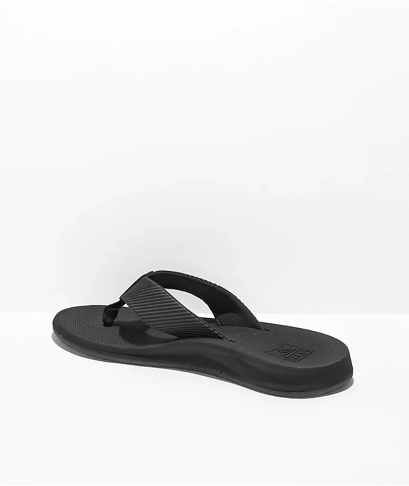 Reef Phantom II Black Sandals