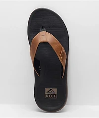 Reef Santa Ana Black & Tan Sandals