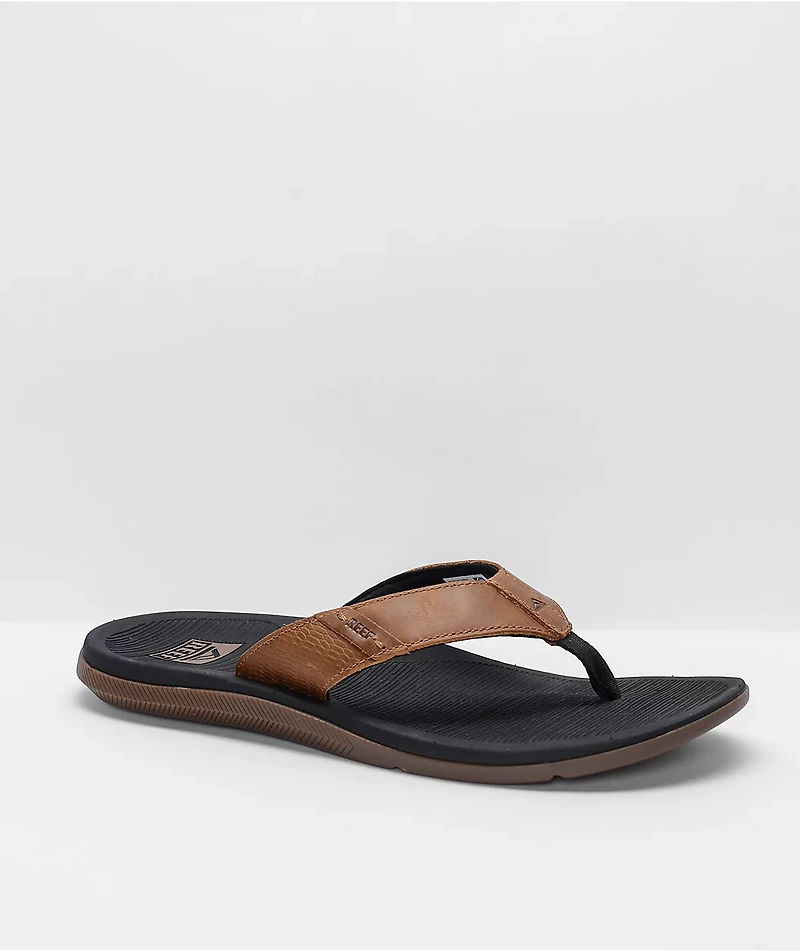 Reef Santa Ana Black & Tan Sandals