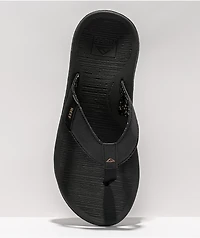 Reef Santa Ana Mosaic Black Sandals