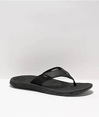 Reef Santa Ana Mosaic Black Sandals