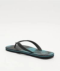 Reef Seaside Prints Washed Aqua Sandals