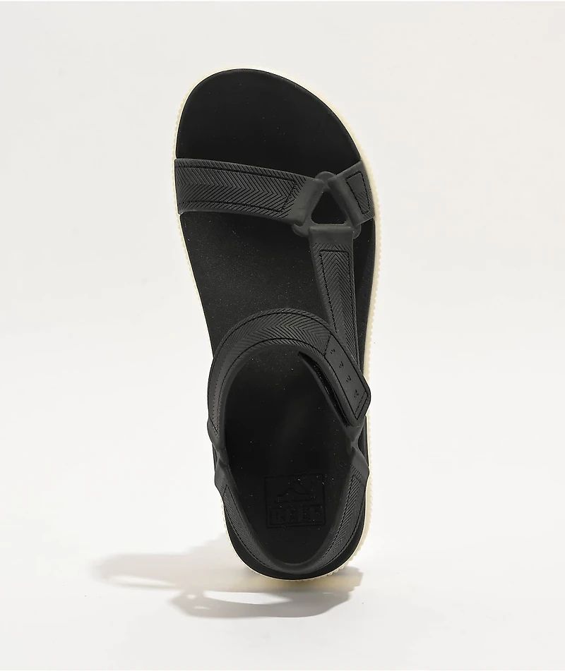 Reef Water Rem Higher Black Vintage Platform Sandals