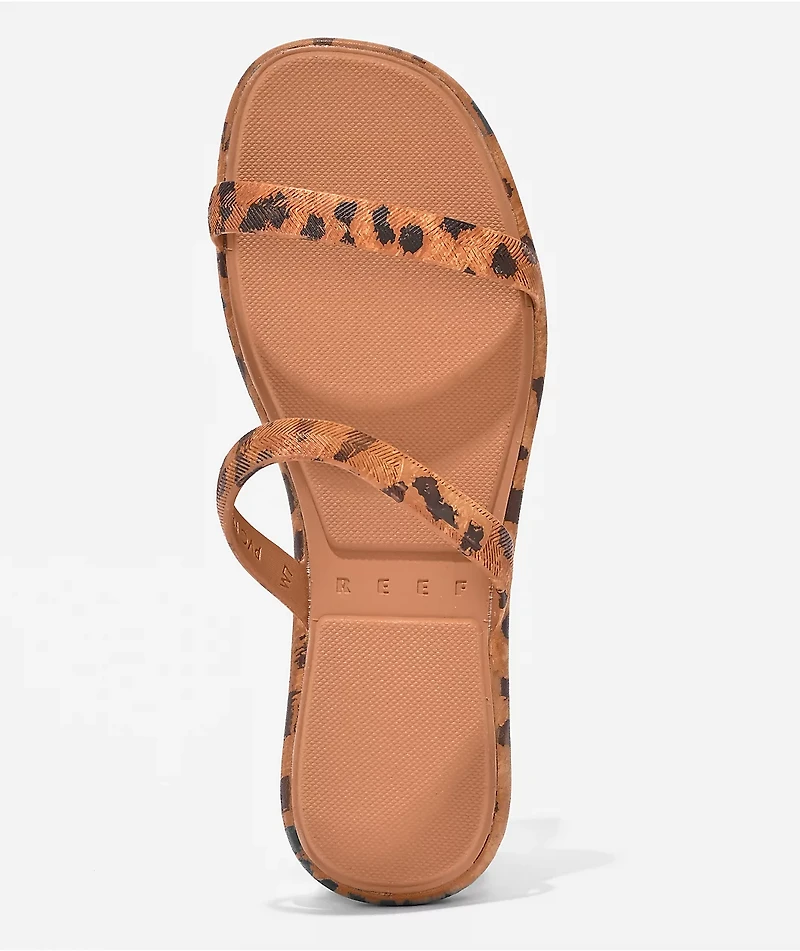 Reef Water Willow Marina Leopard Brown Sandals