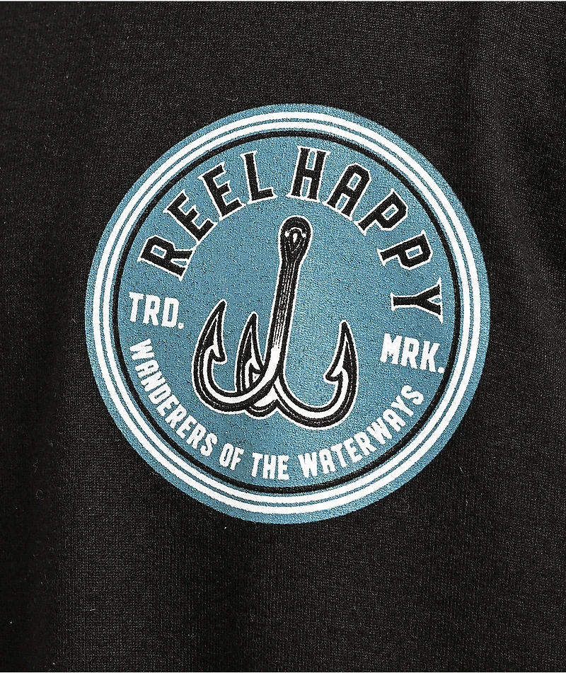 Reel Happy Co. 420 Night Trippers Black T-Shirt