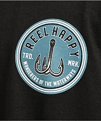 Reel Happy Co. 420 Night Trippers Black T-Shirt
