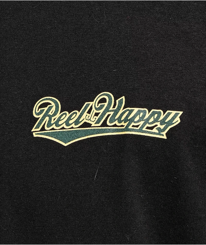 Reel Happy Co. Bass Life Black T-Shirt