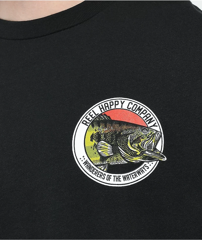Reel Happy Co. Blappies Black T-Shirt