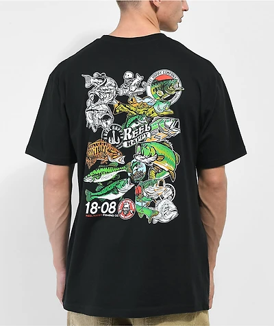 Reel Happy Co. Blappies Black T-Shirt