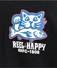 Reel Happy Co. Dreamcatcher Black T-Shirt