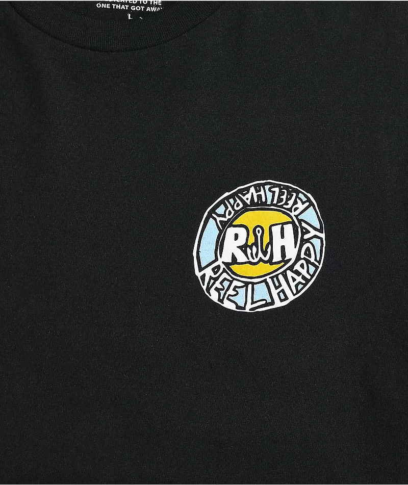Reel Happy Co. Slappies Black T-Shirt