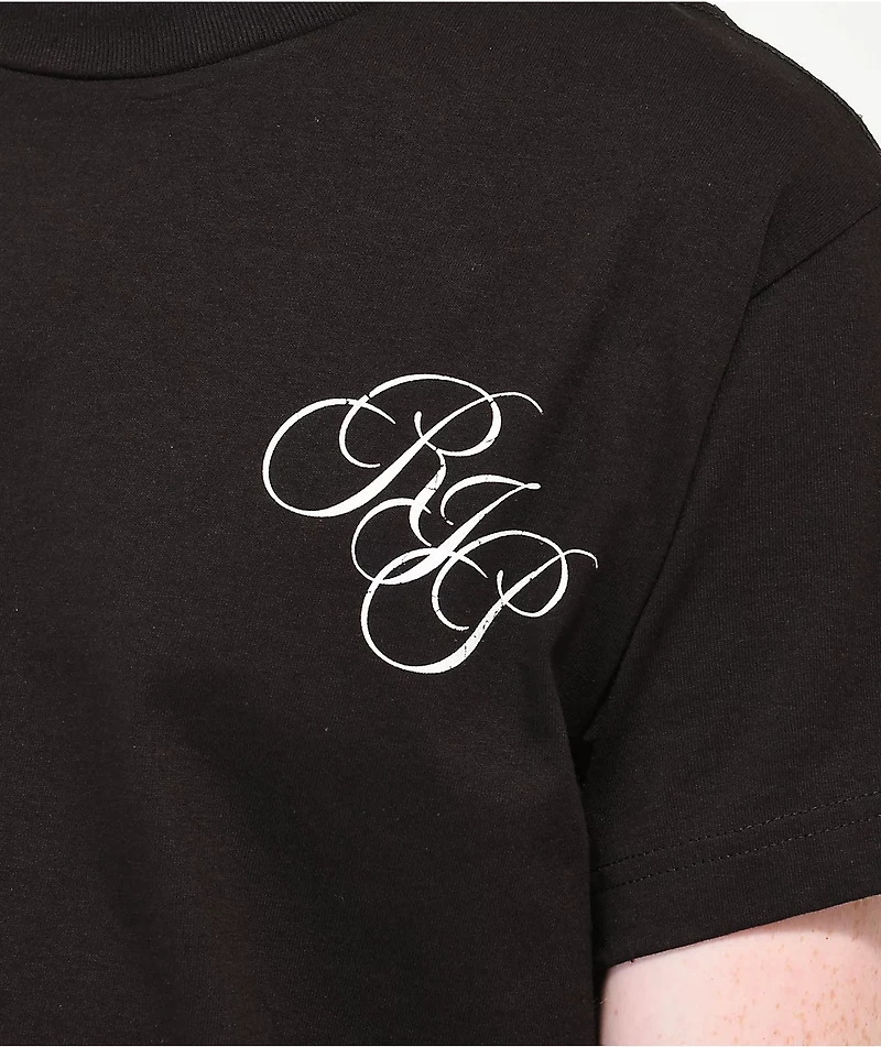 Rest Paradise by Anuel AA Wings Black T-Shirt