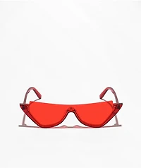 Retro Pointe Red Cat Eye Sunglasses