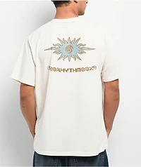 Rhythm Flame Print Natural Vintage Wash T-Shirt