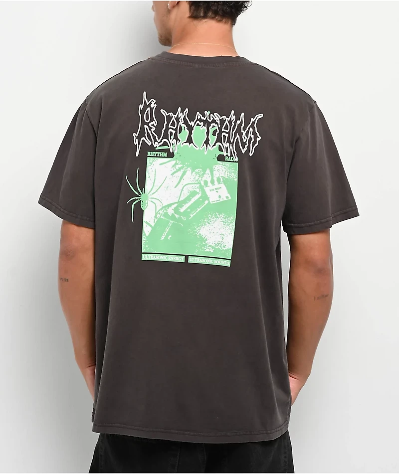 Rhythm Fuzz Black Vintage Wash T-Shirt