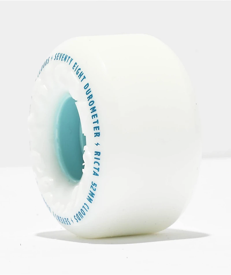 Ricta Clouds 52mm 78a White Cruiser Skateboard Wheels