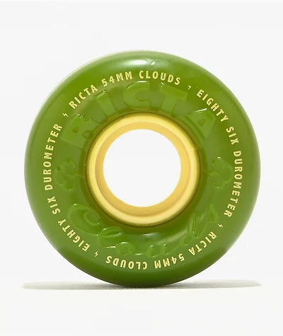 Ricta Clouds 54mm 86a Green Cruiser Skateboard Wheels