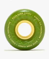 Ricta Clouds 54mm 86a Green Cruiser Skateboard Wheels