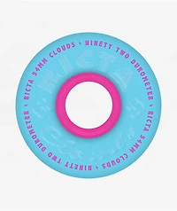 Ricta Clouds 54mm 92a Blue & Pink Skateboard Wheels