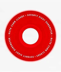 Ricta Clouds 55mm 78a Glow In The Dark Red Cruiser Skateboard Wheels