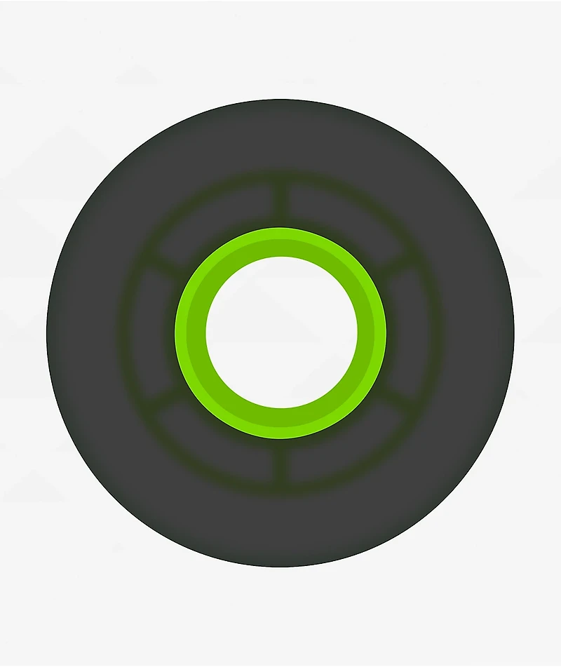 Ricta Clouds 55mm 78a Transparent Black & Green Cruiser Skateboard Wheels