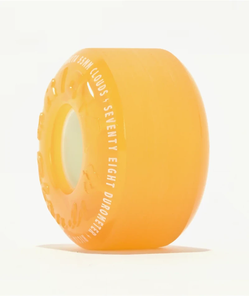Ricta Clouds 55mm 78a Transparent Citrus Cruiser Skateboard Wheels