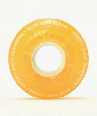 Ricta Clouds 55mm 78a Transparent Citrus Cruiser Skateboard Wheels