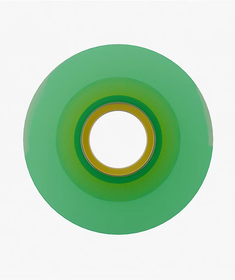 Ricta Clouds 55mm 78a Transparent Green & Yellow Cruiser Skateboard Wheels
