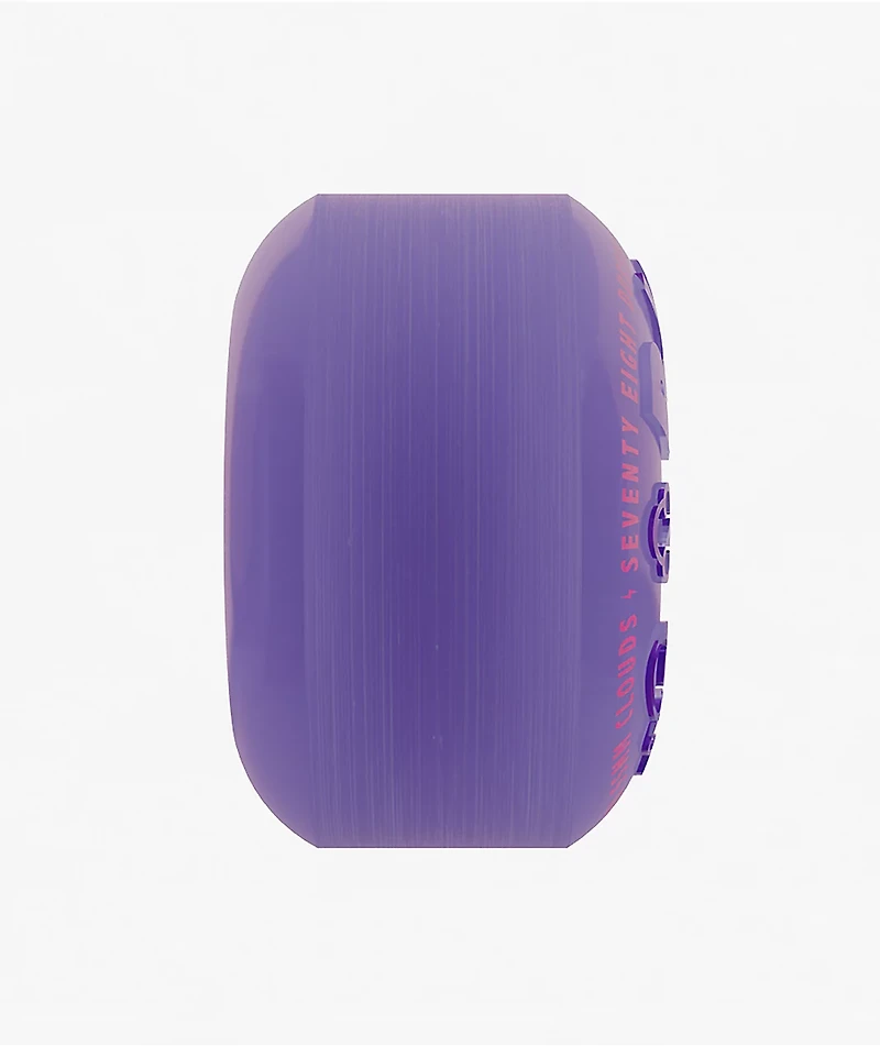 Ricta Clouds 55mm 78a Transparent Purple & Blue Cruiser Skateboard Wheels