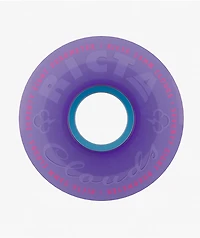 Ricta Clouds 55mm 78a Transparent Purple & Blue Cruiser Skateboard Wheels