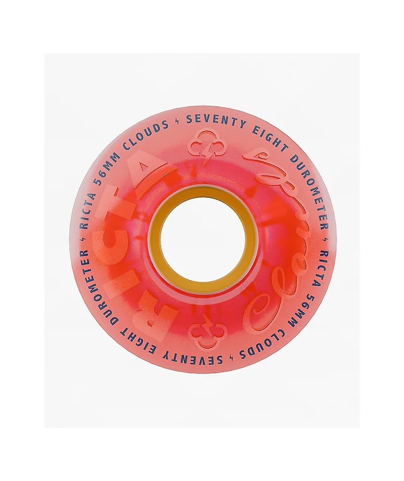 Ricta Clouds 56mm 78a Pink Citrus Cruiser Skateboard Wheels