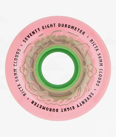 Ricta Clouds 56mm 78a Watermelon Pink Cruiser Skateboard Wheels