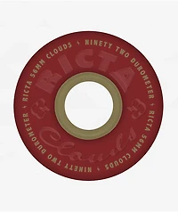 Ricta Clouds 56mm 92a Maroon & Gold Skateboard Wheels