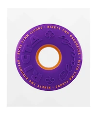 Ricta Clouds 57mm 92a Purple & Orange Cruiser Skateboard Wheels