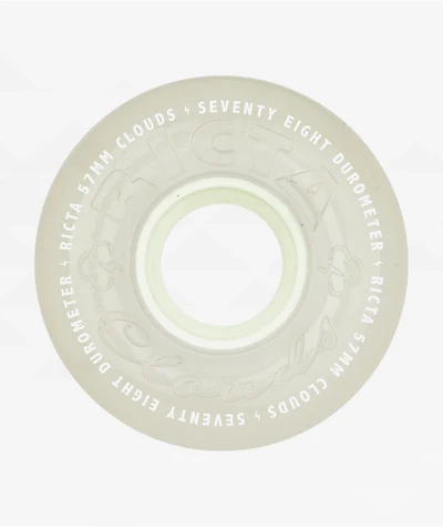 Ricta Clouds Aqua Glow In The Dark 57mm 78a Cruiser Skateboard Wheels