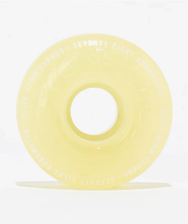 Ricta Clouds Glow In The Dark 57mm 78a Aqua Cruiser Skateboard Wheels