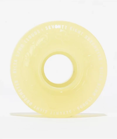 Ricta Clouds Glow In The Dark 57mm 78a Aqua Cruiser Skateboard Wheels