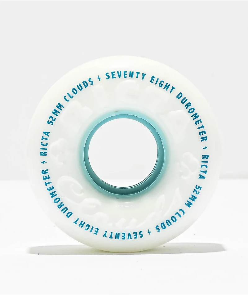 Ricta Clouds White 52mm 78a Skateboard Wheels