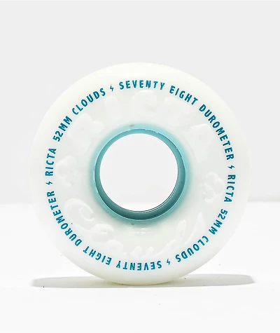 Ricta Clouds White 52mm 78a Skateboard Wheels
