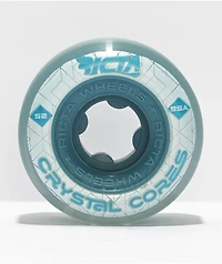 Ricta Crystal Cores 52mm 95a Blue Skateboard Wheels