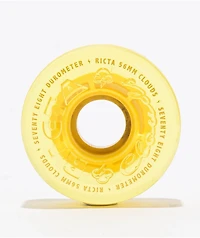 Ricta High Vis Clouds Yellow 56mm 78a Cruiser Skateboard Wheels