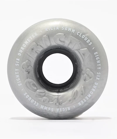 Ricta Metallic Clouds 56mm 86a Silver Cruiser Skateboard Wheels