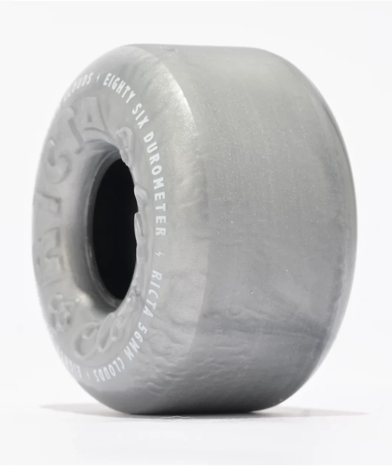 Ricta Metallic Clouds 56mm 86a Silver Cruiser Skateboard Wheels