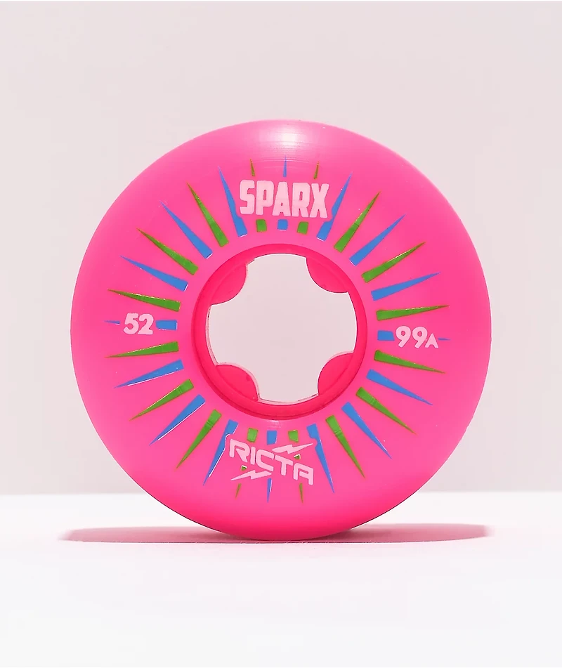 Ricta Sparx Mix Up 52mm 99a Blue & Pink Skateboard Wheels